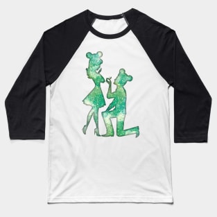 Happily Ever After-Green Baseball T-Shirt